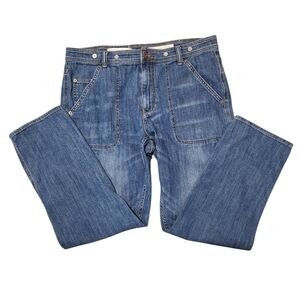 Anthropologie Pilcro and the Letterpress Slim Boyfriend Denim Jeans Women's 32